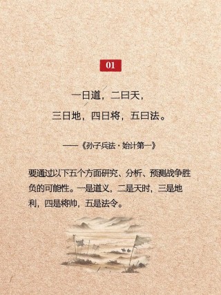 《孙子兵法》经典名言赏析 兵家思想在生活中的借鉴