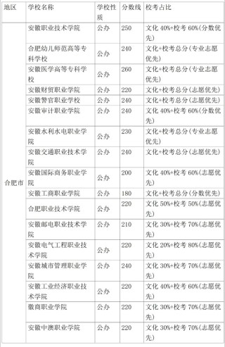合肥通用职业技术学院在湖北2026各专业招生人数、录取分数线（附：招生计划表）
