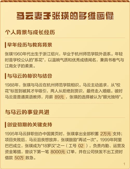 马云老婆张瑛：他能做很多帅男人做不了的事  第1张