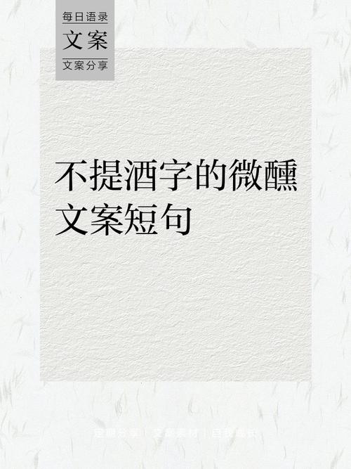 不喝酒的文案高级短句(喝酒文案高质量短句) 第1张 不喝酒的文案高级短句(喝酒文案高质量短句) 第1张