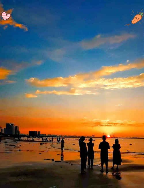 海边观日出  第1张