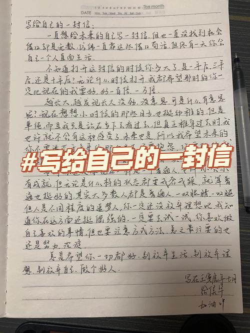 致自己——写给自己的第一封信  第1张