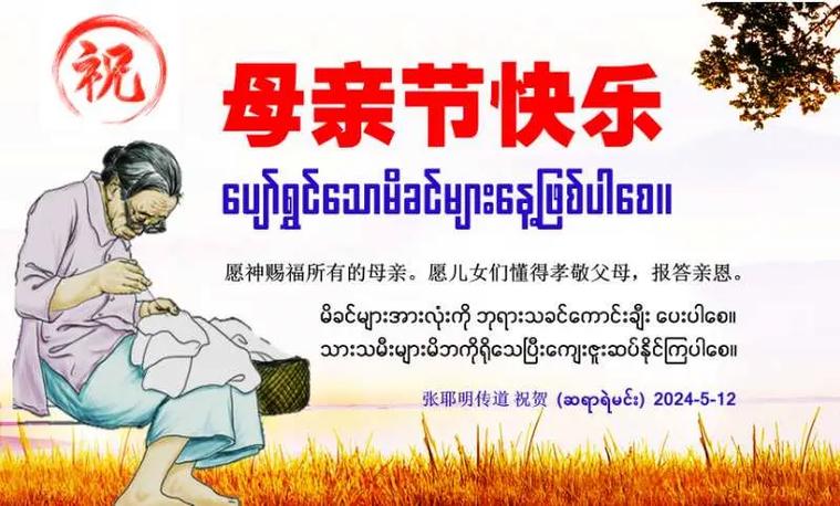 陪母亲一起过节  第1张