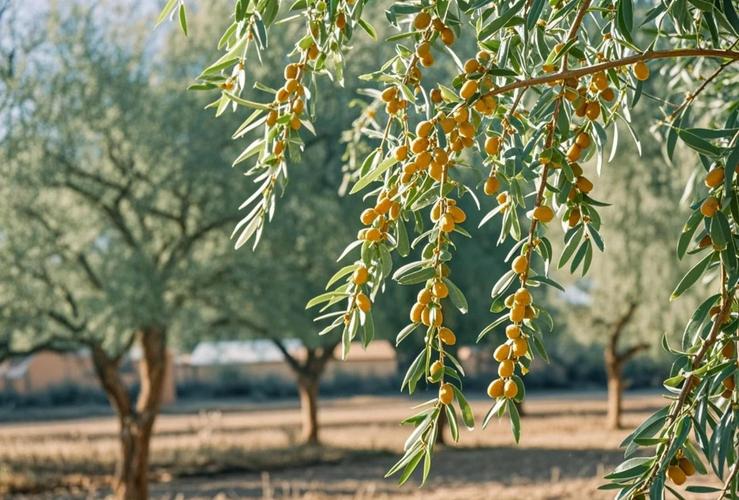 童年的沙枣树  第1张