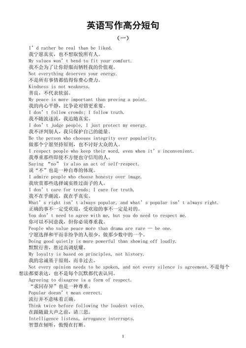 高考英文激励短句 高考英文励志短句100条  第1张