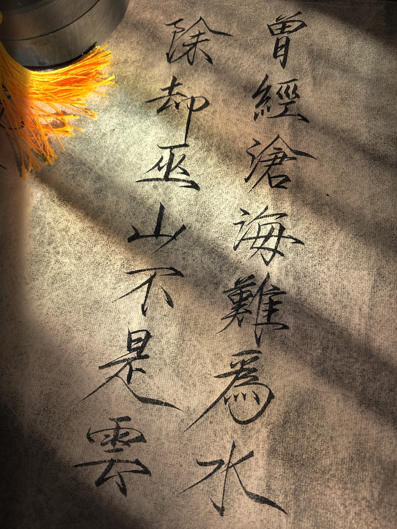 曾经沧海难为水，除却巫山不是云  第1张