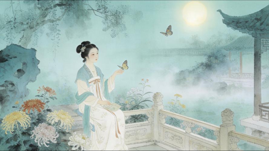 瘦尽灯花，对影共婵娟  第1张