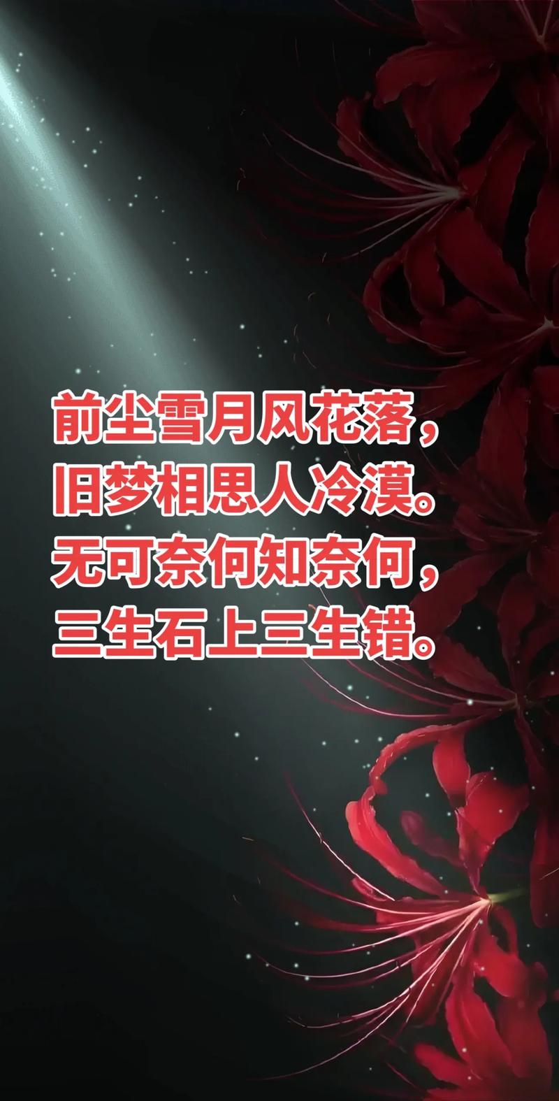 泪中红尘花非花  第1张