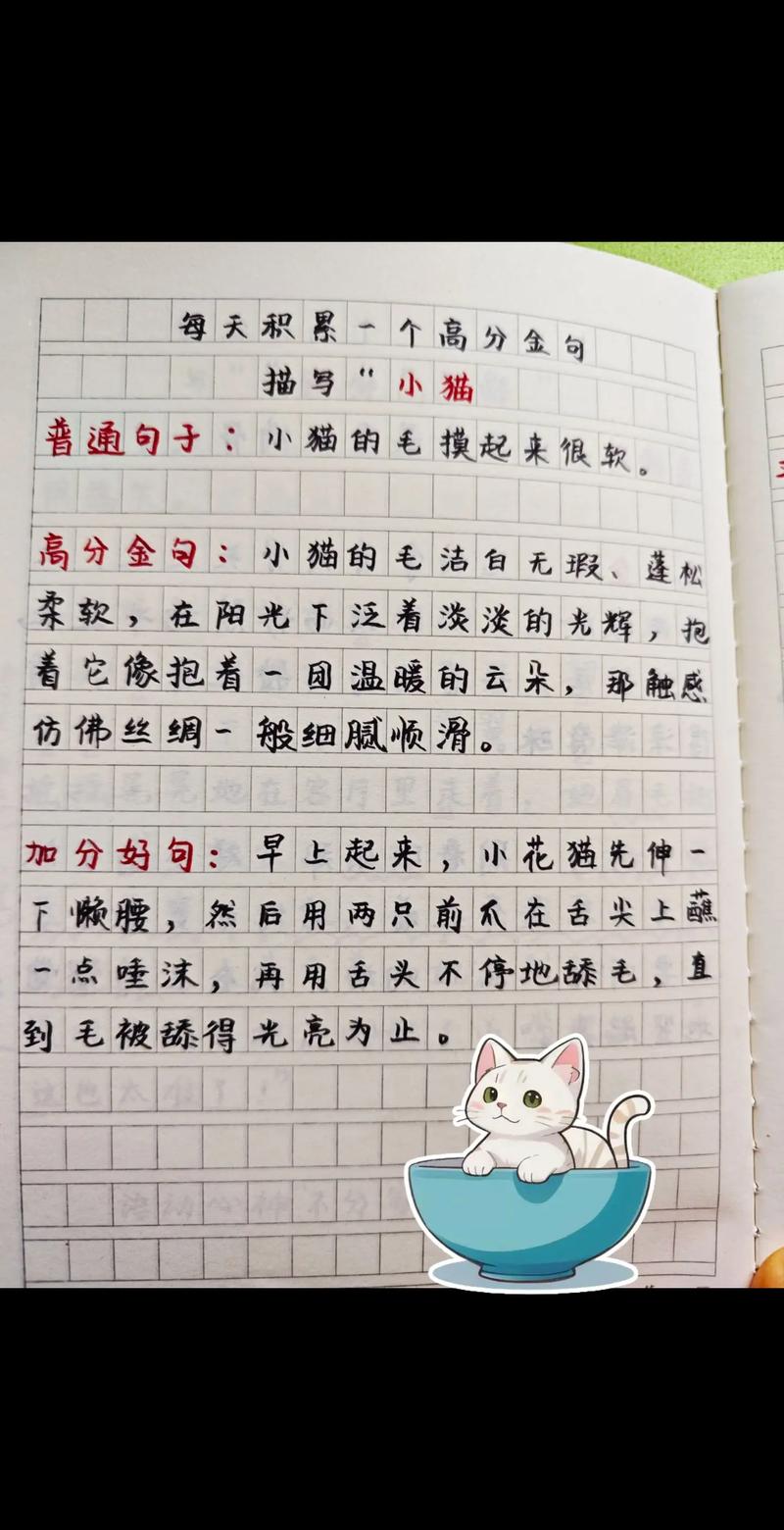 好作文▏杭州市留下小学401班 郑佳伊：小猫  第1张