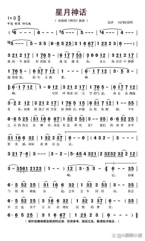 另谱一段星月神話 第1张 另谱一段星月神話 第1张
