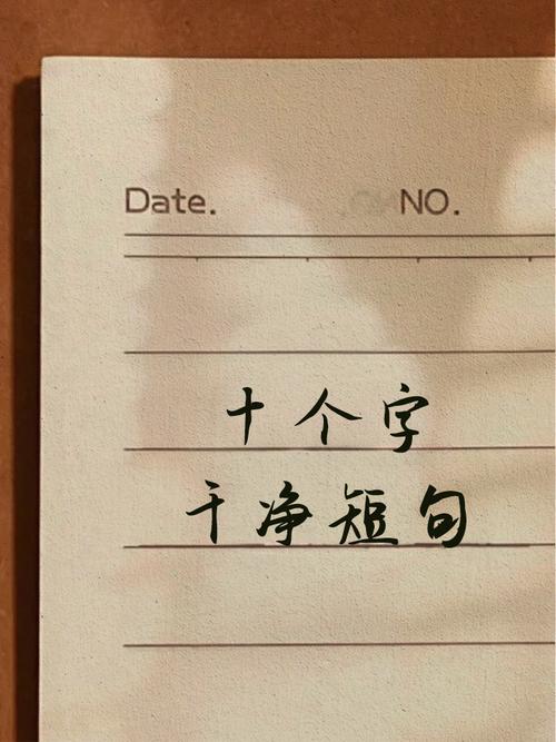 十个字干净短句，一语道破，十言尽意。  第1张