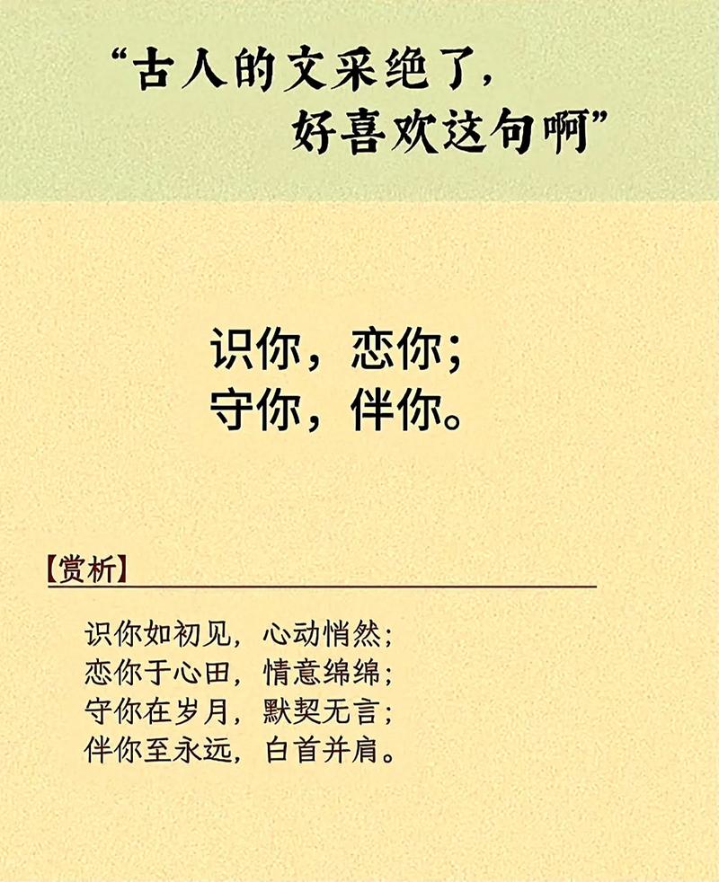 暗藏爱意的古风句子，暗藏爱意的古风句子，情深藏于心，古风诉情意。  第1张