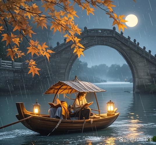 在秋的渡口眺望  第1张