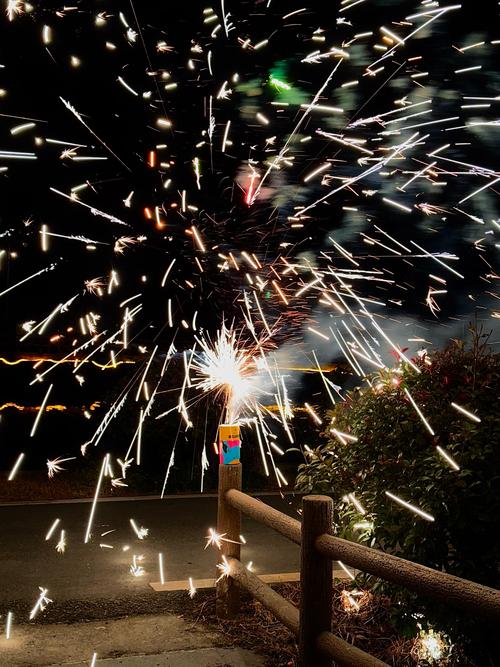 除夕午夜的烟火  第1张