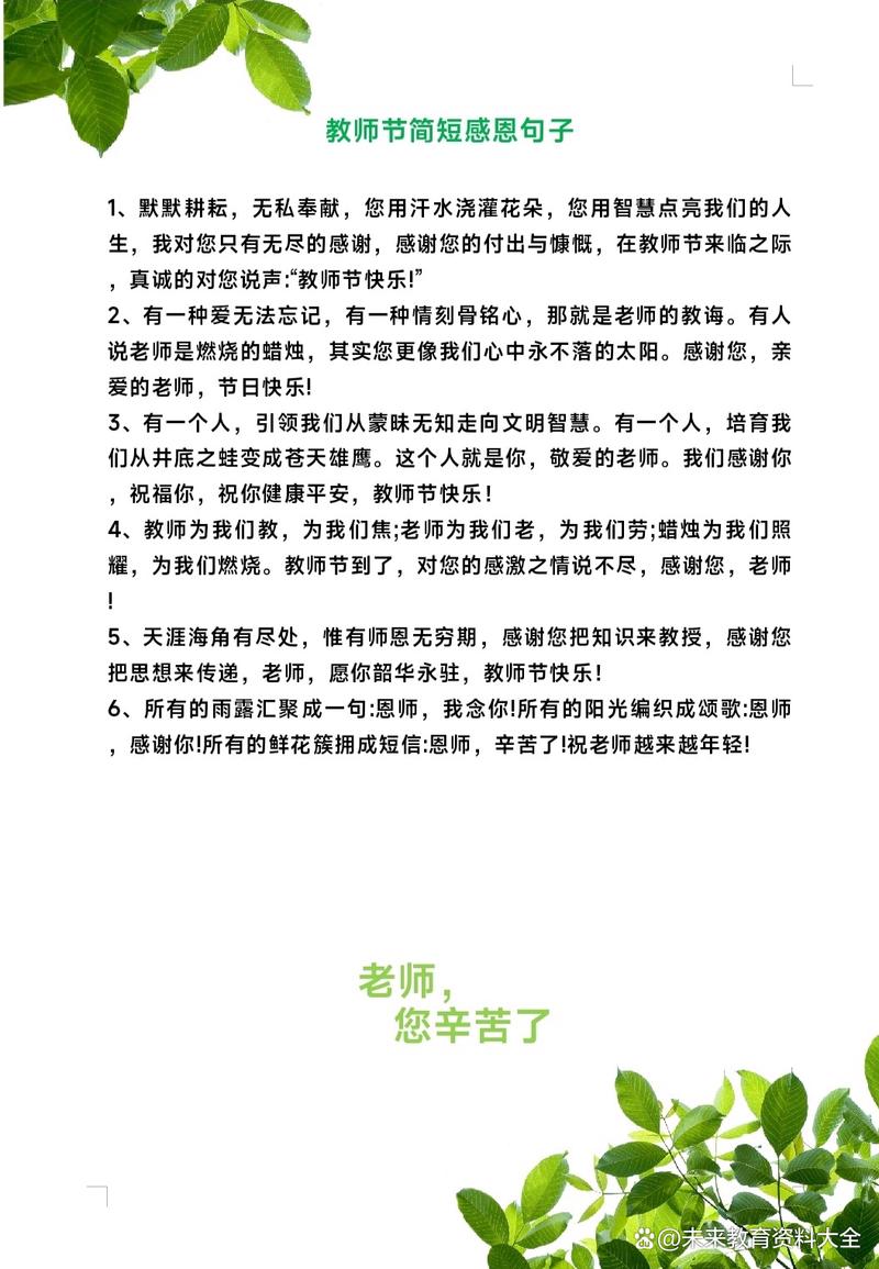 4字短句感恩老师，感恩师恩  第1张