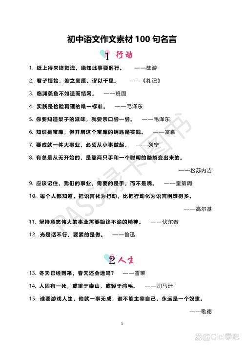 一百句名人名言，一百句名人名言精选集  第1张