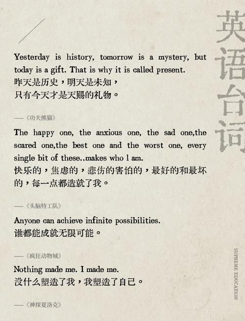 英语金句摘抄100句，英语金句精选集，100句佳句摘抄  第1张