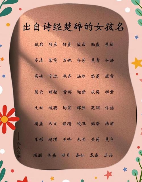 诗经中最唯美的名字，诗经中最唯美的名字，静姝。  第1张