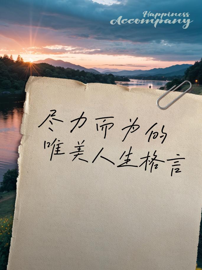 人生格言经典，人生的经典格言  第1张