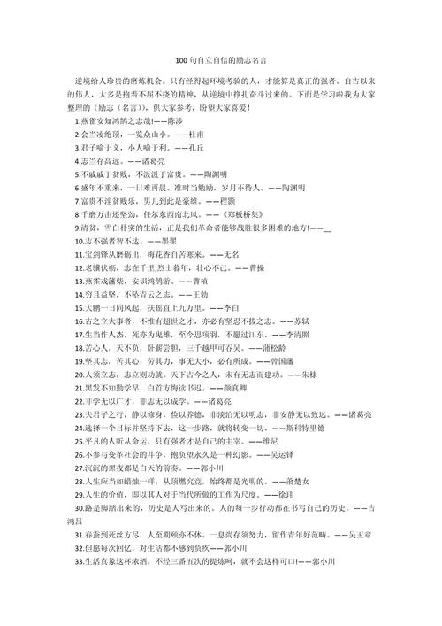 立志名言，立志箴言，追求卓越，成就非凡人生  第1张