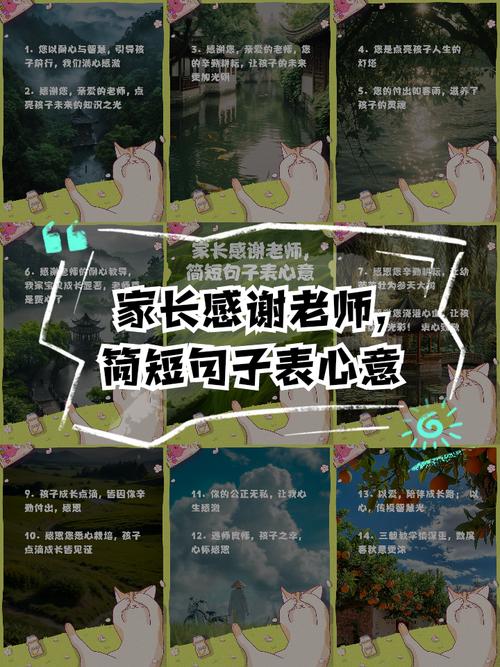 家长感谢老师最暖心短句，家长对老师最暖心的感谢短句，感谢老师，您是孩子成长路上的温暖灯塔。  第1张