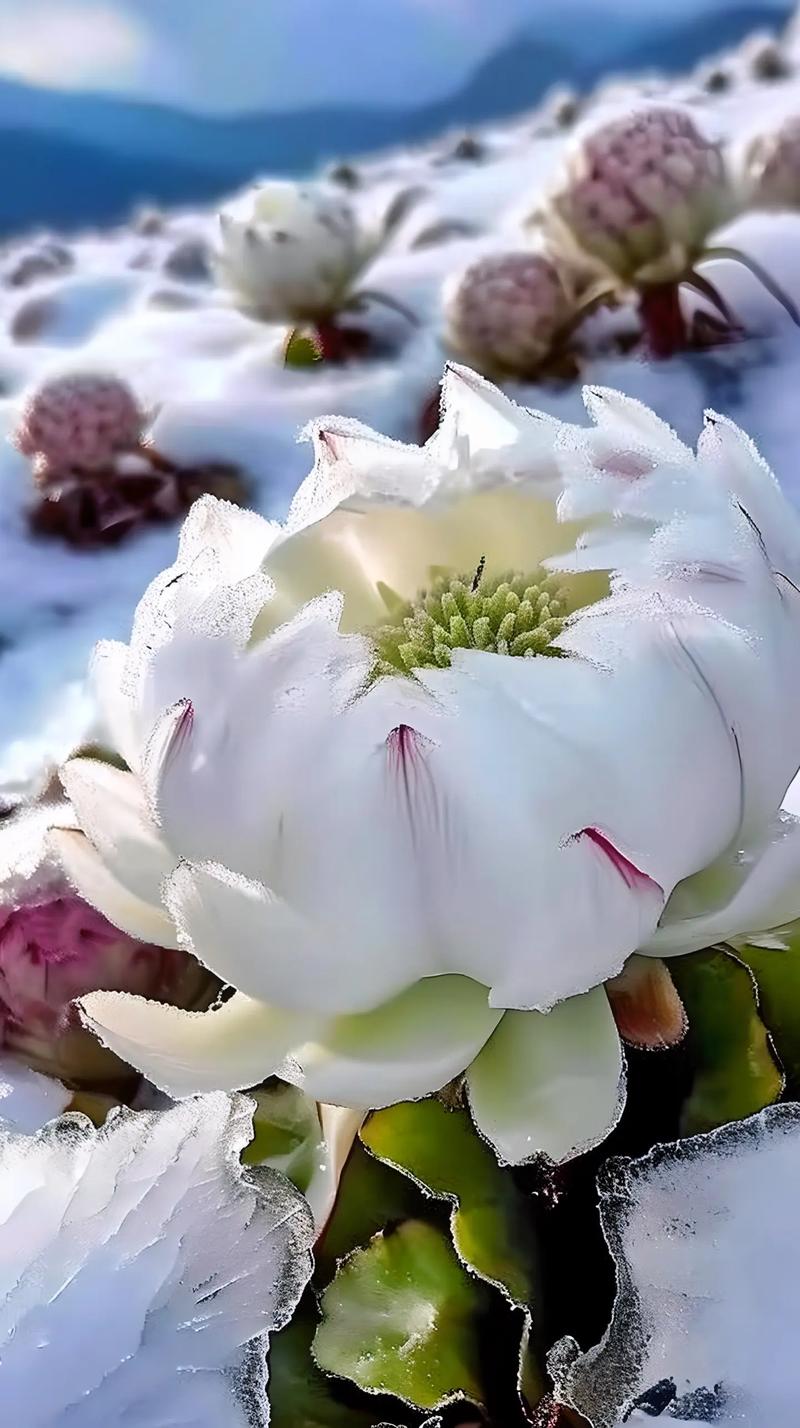 初见你雪莲的美丽  第1张