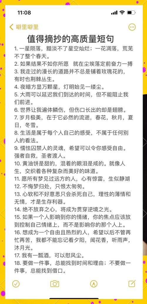 句子摘抄经典语录，经典语录摘抄，句子中的智慧与启示  第1张