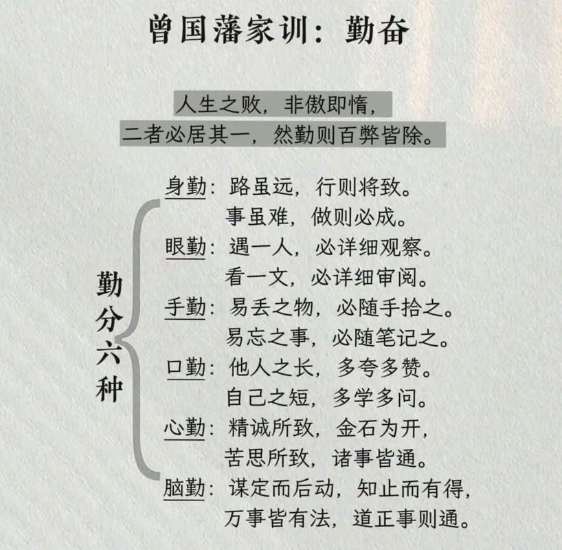 【家风家训】《曾国藩家书》摘抄家训50条  第1张