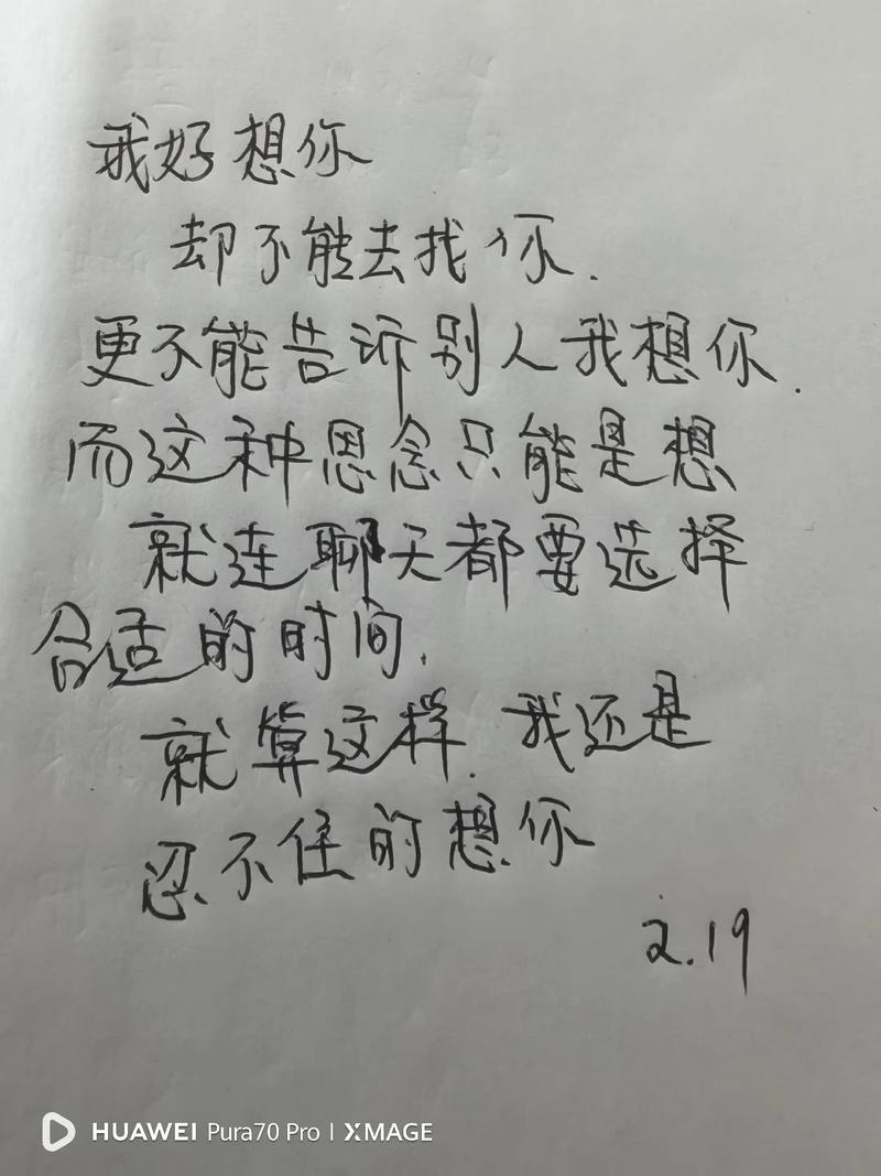 寄情于笔，致情于你，千言万语，汇成一句，我好想你  第1张