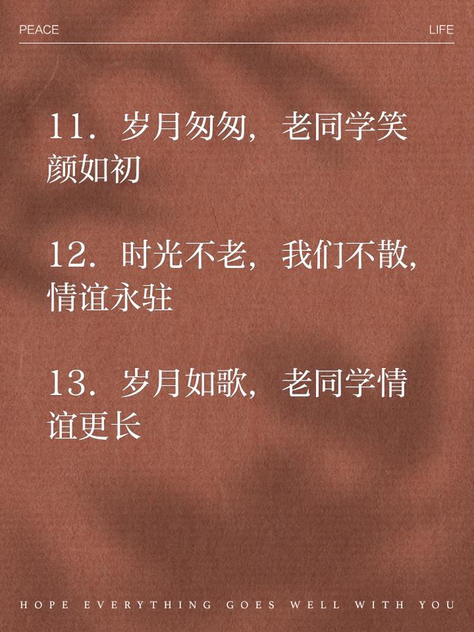 同学聚会感言短句  第1张