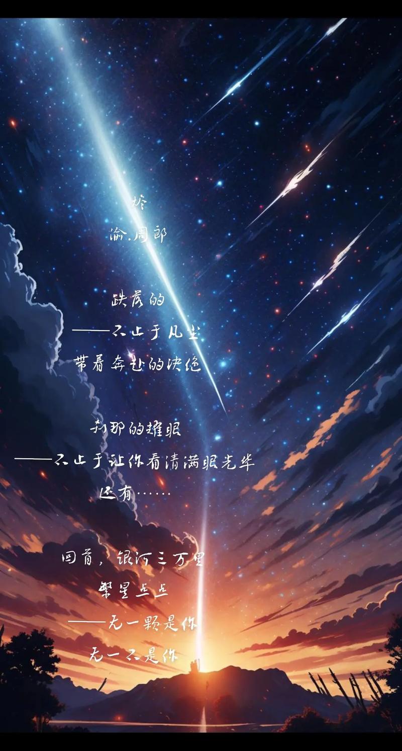 星空意境的唯美文案  第1张