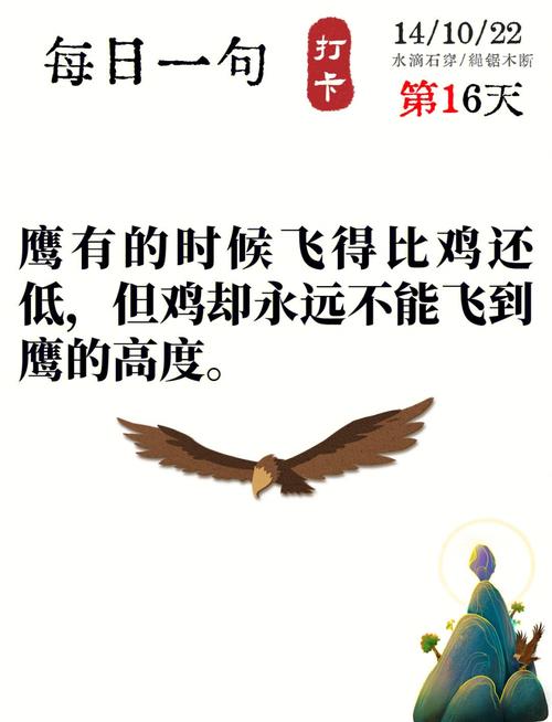 掌声 一地落英！（鹰之励志句精选）  第1张