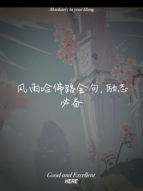 人生不仅有风雨，还有阳光；人生不仅有坎坷，还有希望  第1张