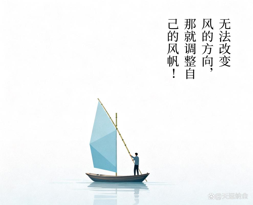 无法改变风向，可以调整风帆；无法左右天气，可以调整心情 如  第1张