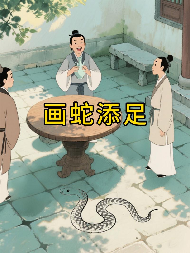 笑话故事之画蛇新传  第1张