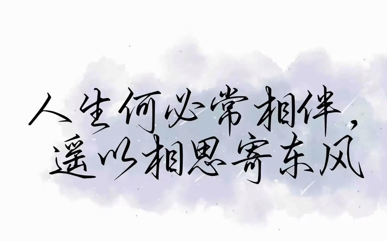 等一人，相伴余生，念一人，思念永恒  第1张