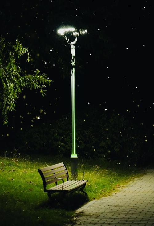 路灯与黑夜  第1张