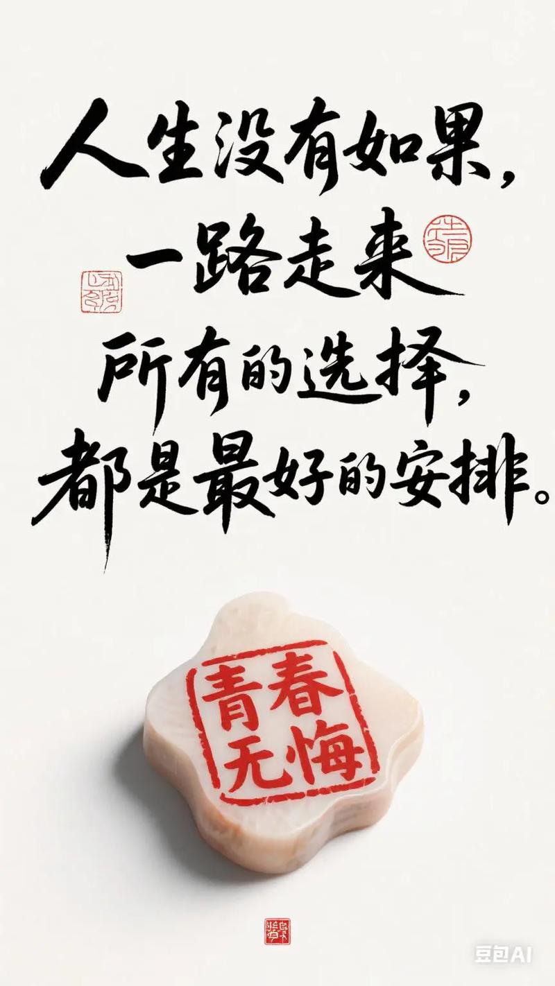 励志文案 | “人生没有如果，命运没有假设。”  第1张
