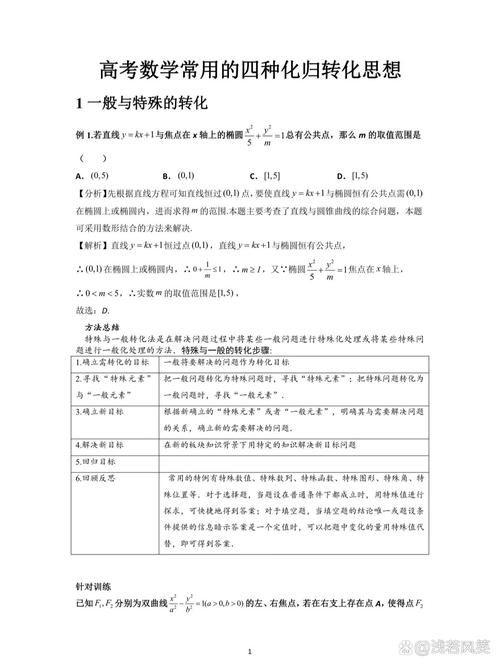 数学思想方法篇（四）【转化思想】  第1张
