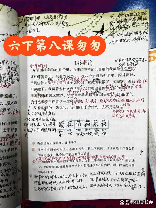 部编版六年级语文下册第八课《匆匆》知识点及课堂测试题  第1张