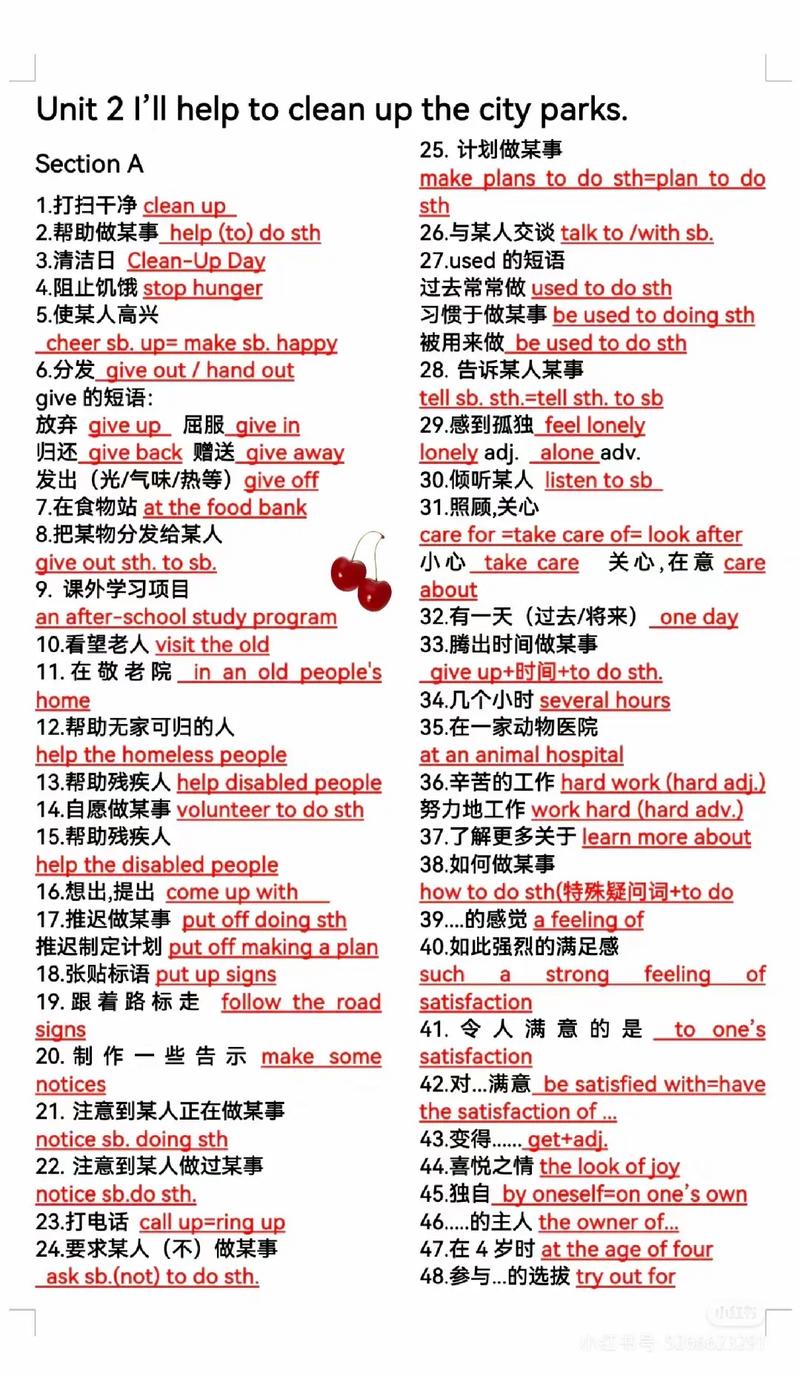 外研版新标准英语八下M6U2-3重点句子集锦  第1张