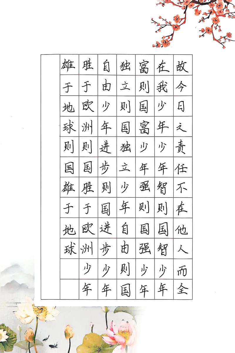 少年智则国智，少年强则国强  第1张