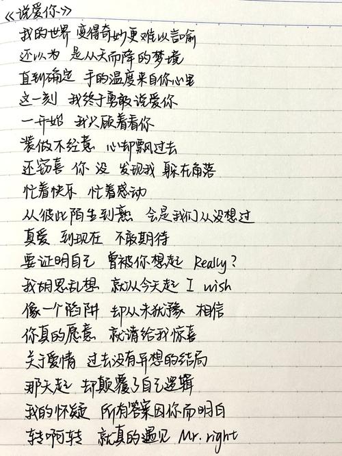 【摘抄本子】分享喜欢的歌词，文字还有图（一）  第1张