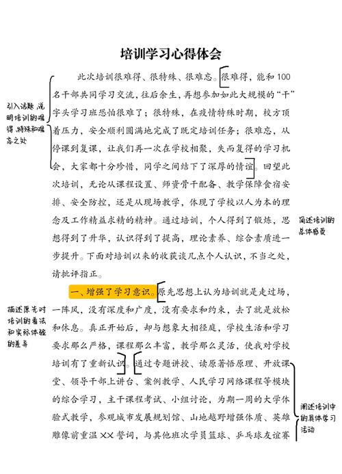 文采飞扬、新颖精彩的培训心得体会发言——原来体会还可以这样写  第1张