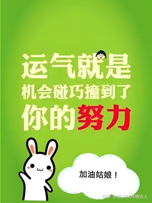 成功不是靠运气，而是靠努力  第1张