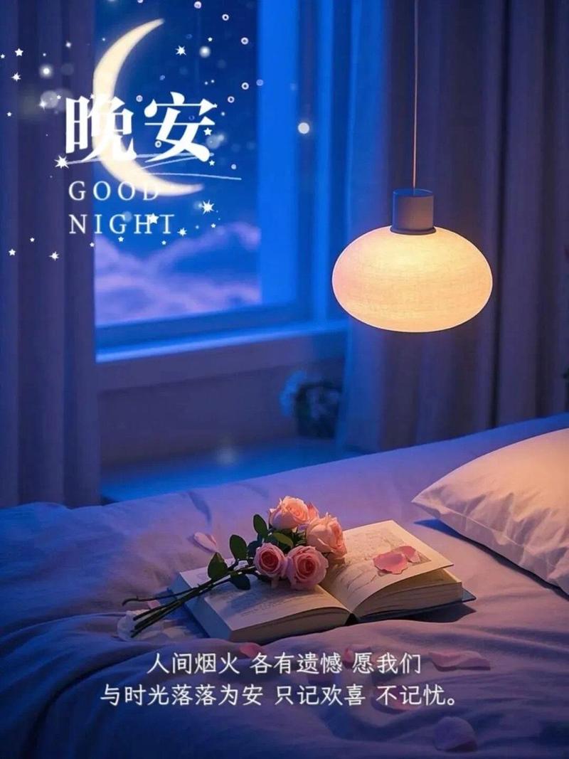 给女孩暖心晚安心语  第1张