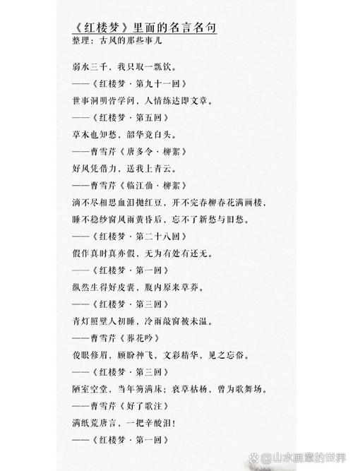 《红楼梦》里有多少金句？  第1张