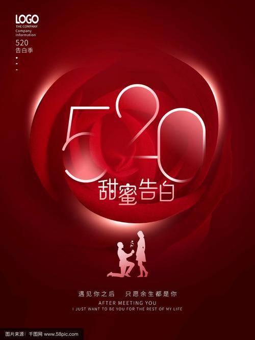 文案｜520品牌营销海报文案，表白日到了，大胆表白吧  第1张