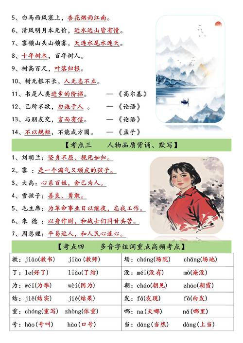 二年级语文期末考试最难复习部分，每课的中心思想和重点语句必考  第1张