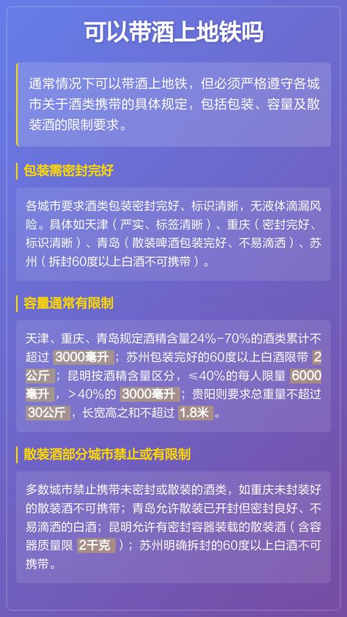 乘地铁可以带几瓶酒 第1张 乘地铁可以带几瓶酒 第1张